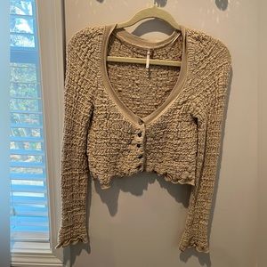 Free people cropped sweater